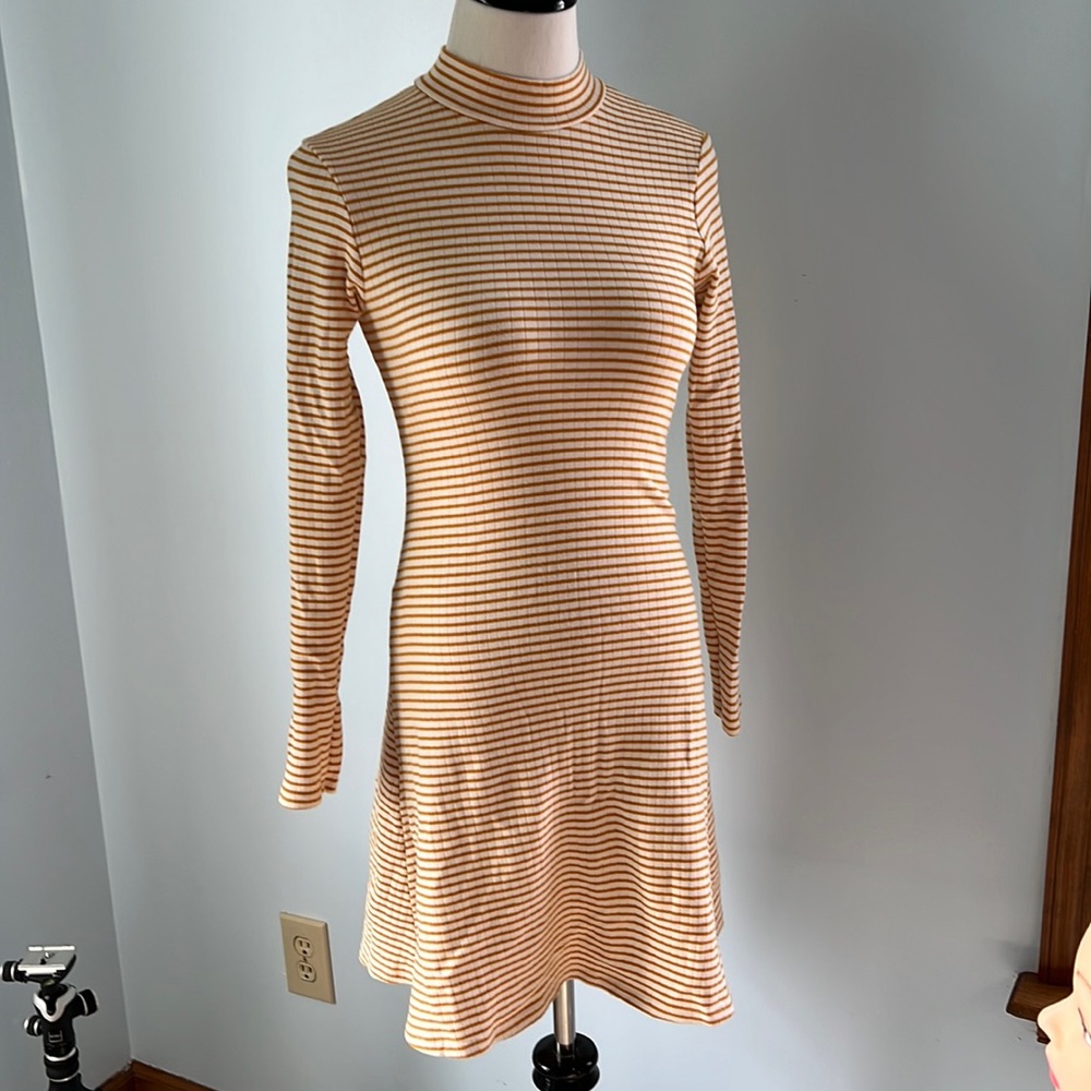 American Apparel size S yellow dress